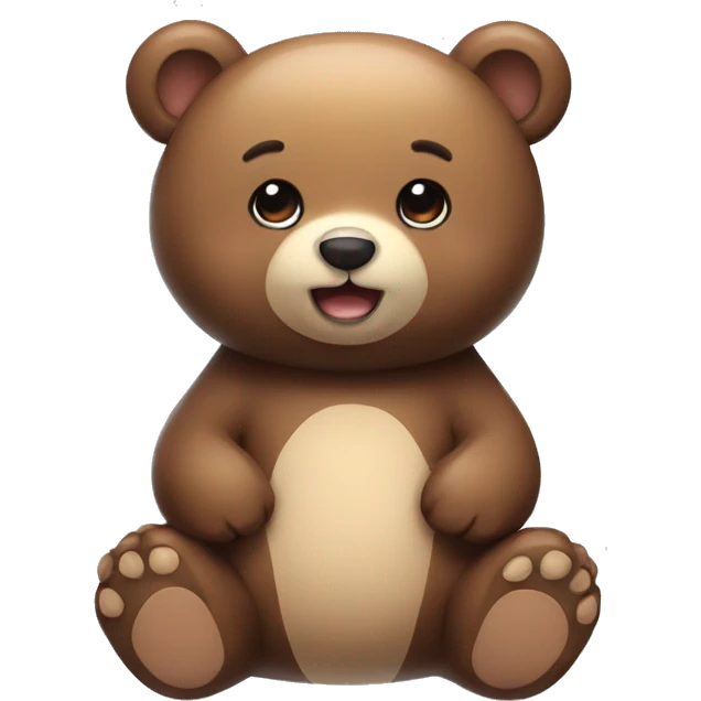 kawaii bear  emoji