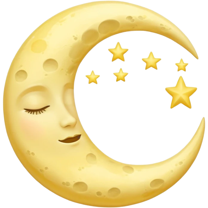 sleeping moon emoji