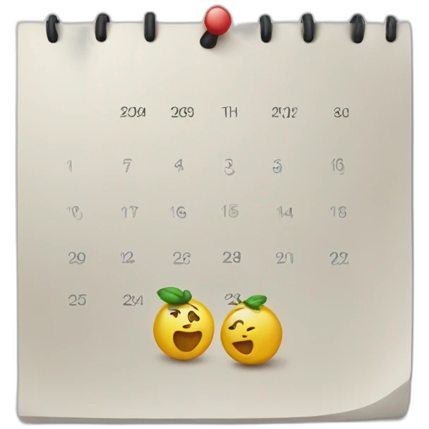 calendar emoji