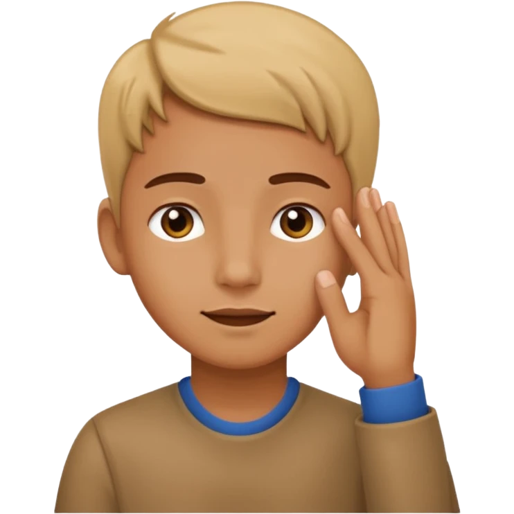 Sorry touch the ear emoji