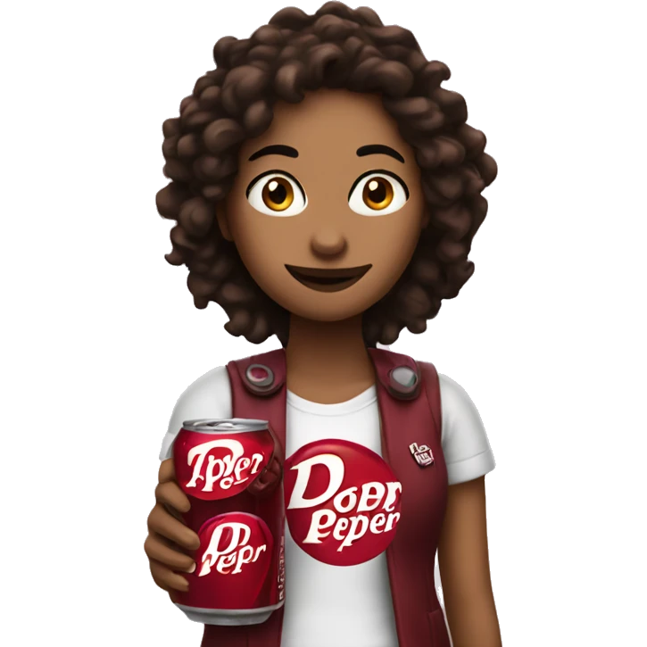 tara yummy holding dr pepper emoji