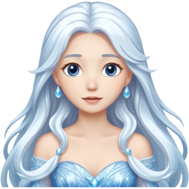 Ice princess emoji