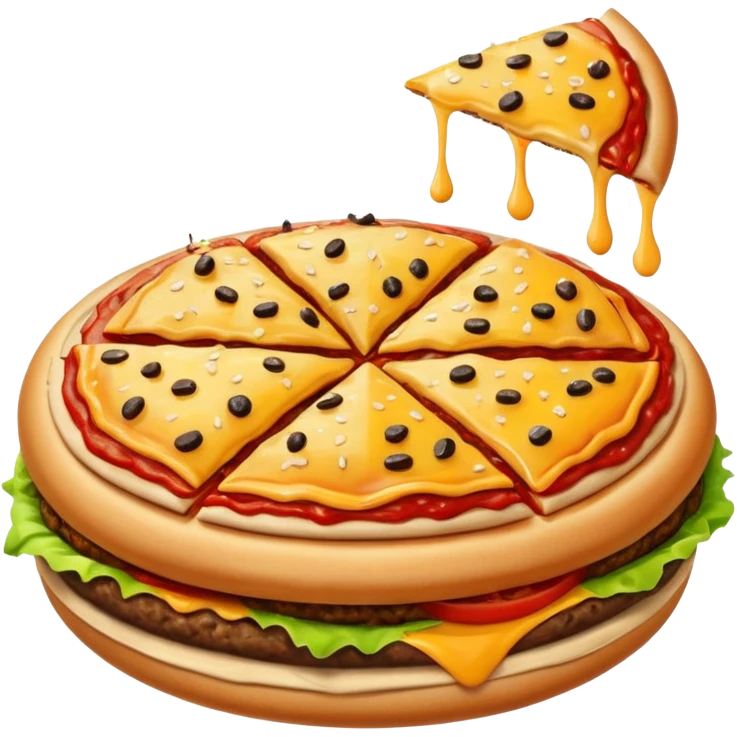 burger pizza pommes emoji
