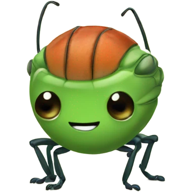 Cute cricket emoji