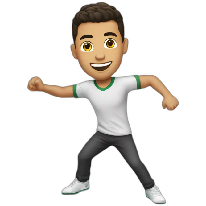 Ronaldo dancing emoji