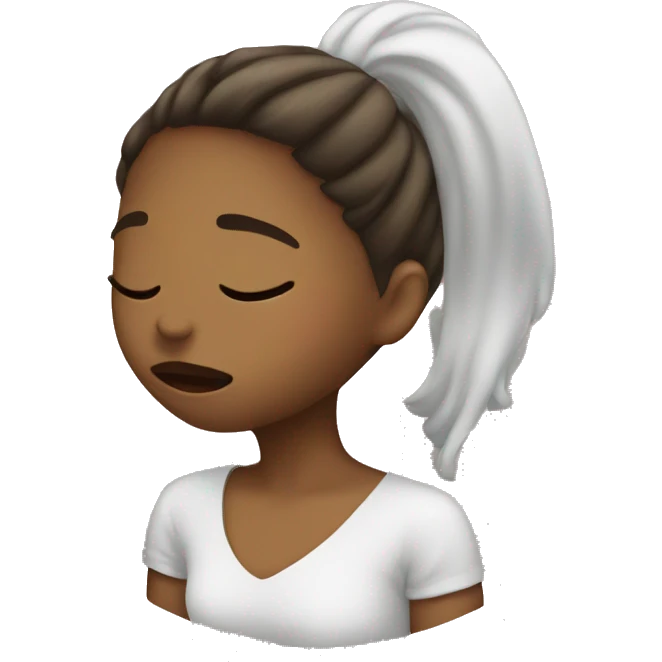 Girl kiss emoji