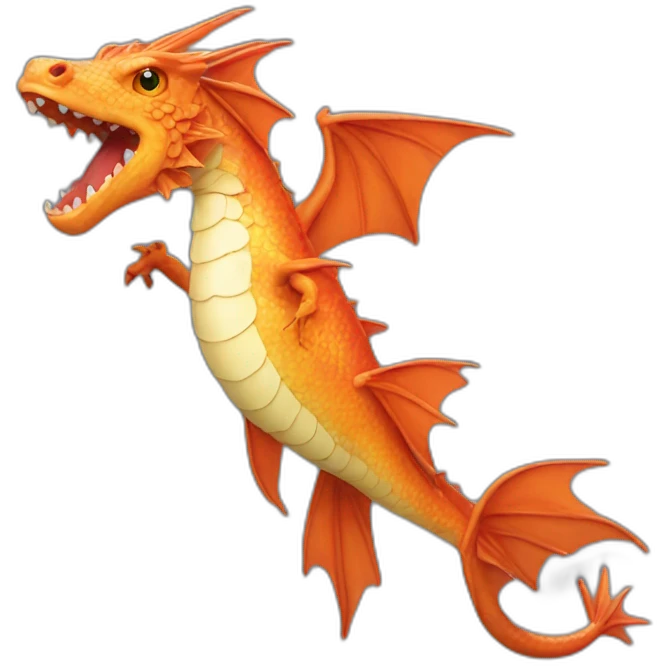 fish building dragon emoji