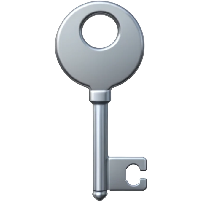Modern steeldoor key emoji