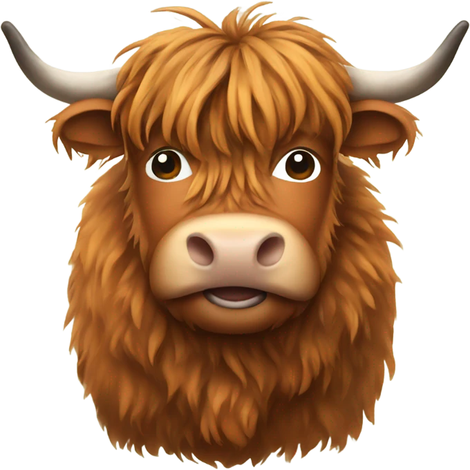 Highland cow emoji