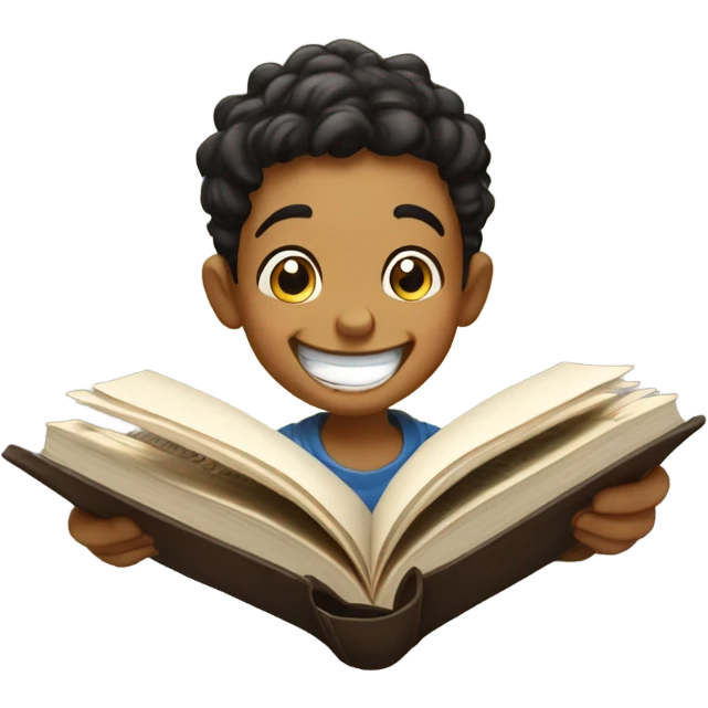 reading laughing boy emoji