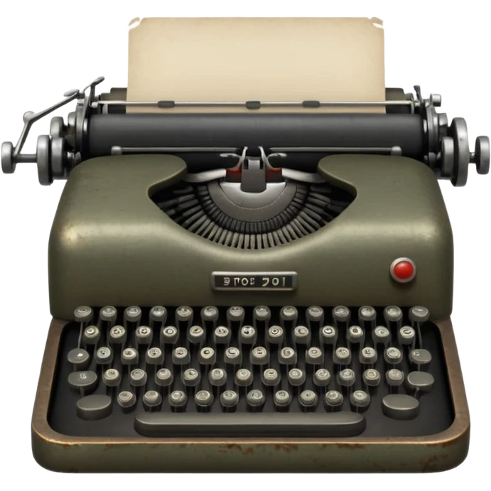 old vintage typewriter emoji