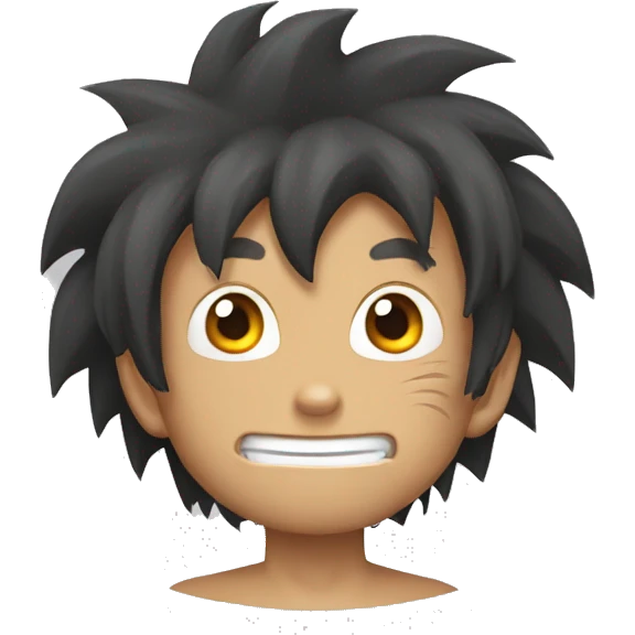 monkey disguised as son goku emoji