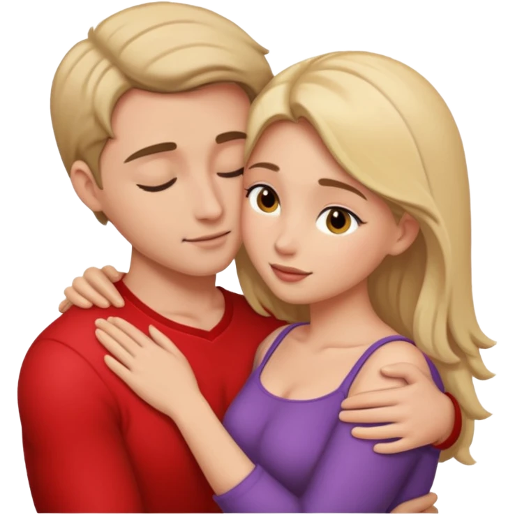 intimate moment between lovers emoji