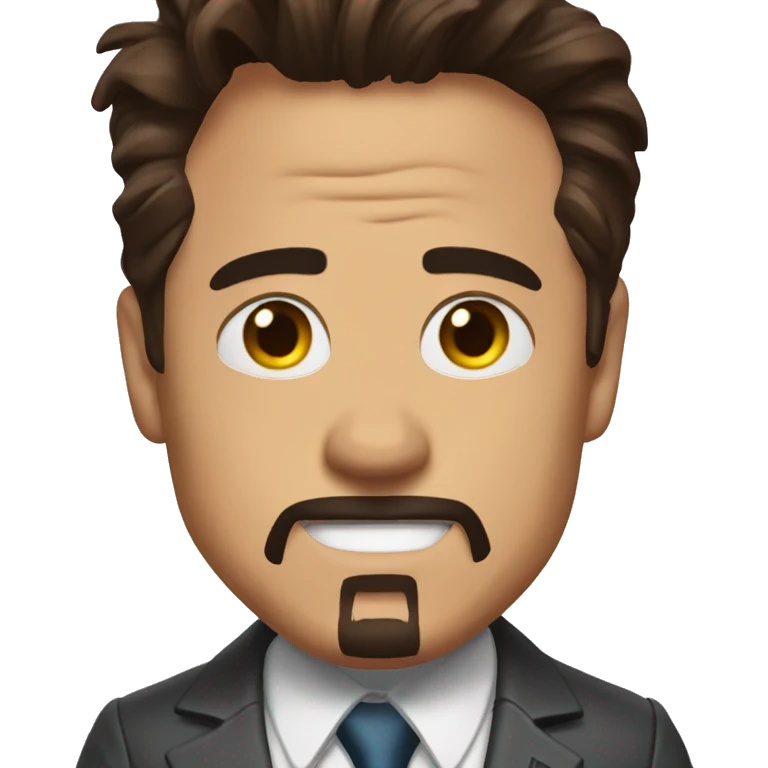tony stark make funny emoji