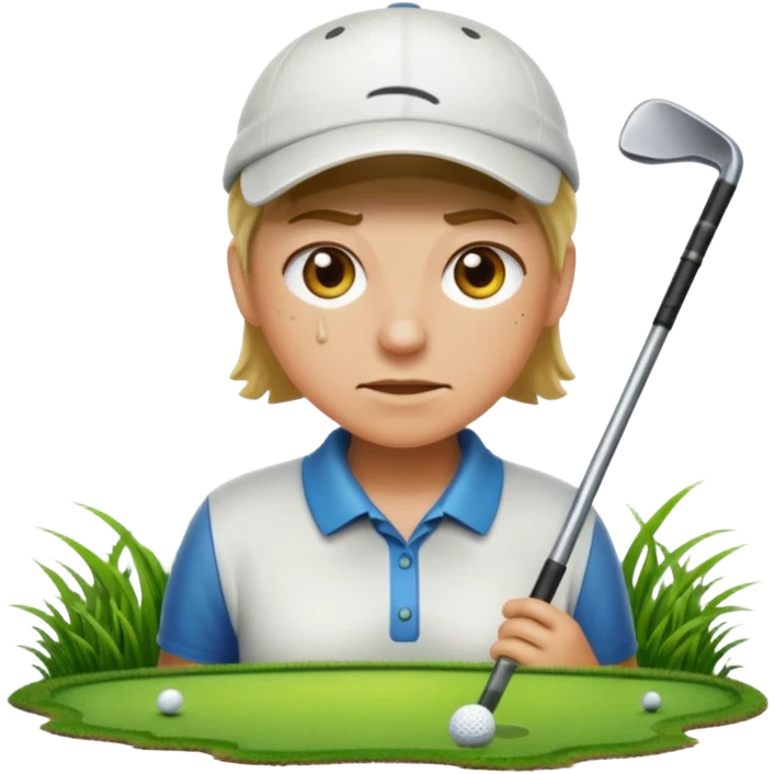 Sloppy golf emoji