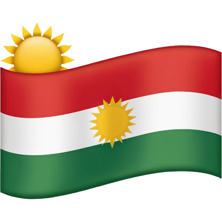 kurdistan flag emoji