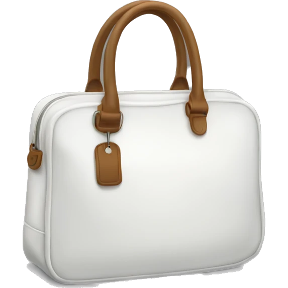 white work bag emoji