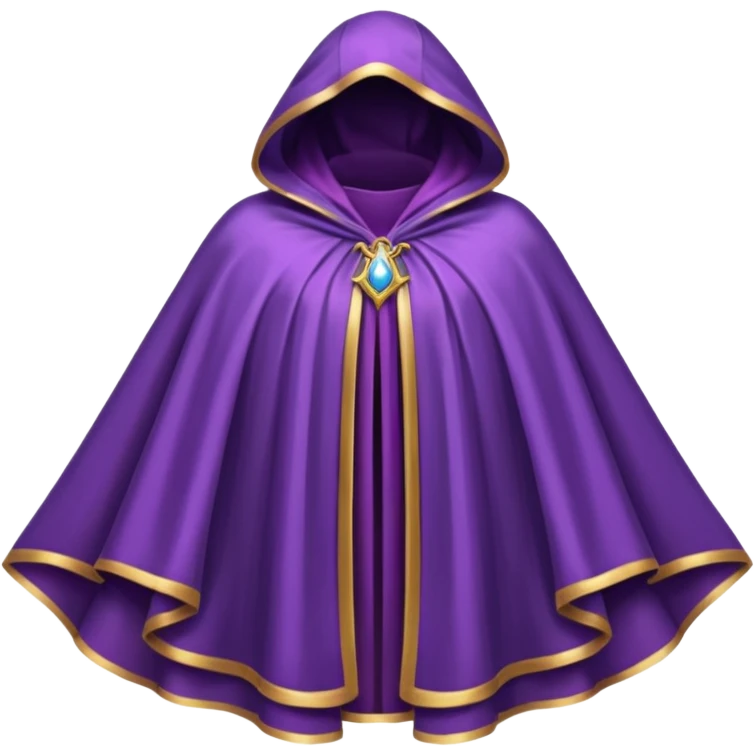 a fantasy magic purple cloak emoji