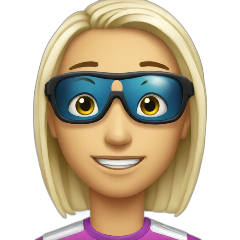 omasy fais du ski emoji
