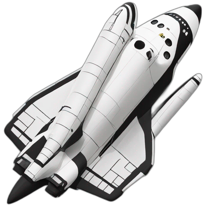 Space shuttle emoji