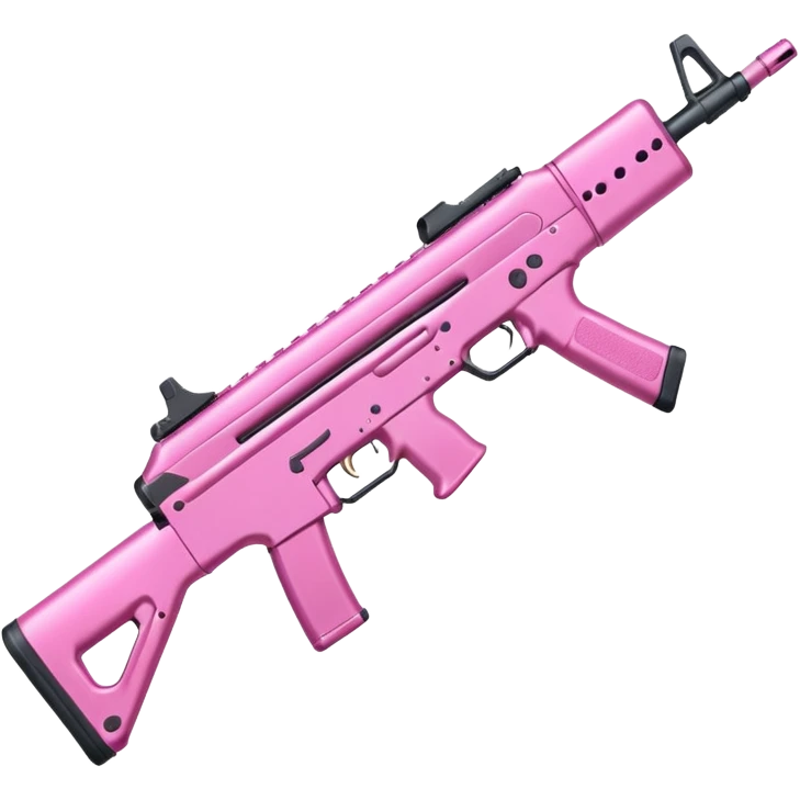 PInk assault rifle emoji