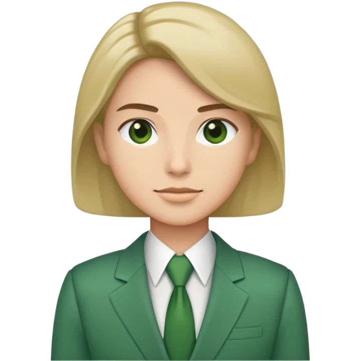 green business suit with shoulder pads emoji