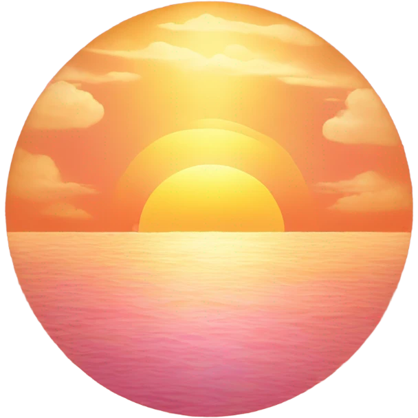 Sun rising  emoji