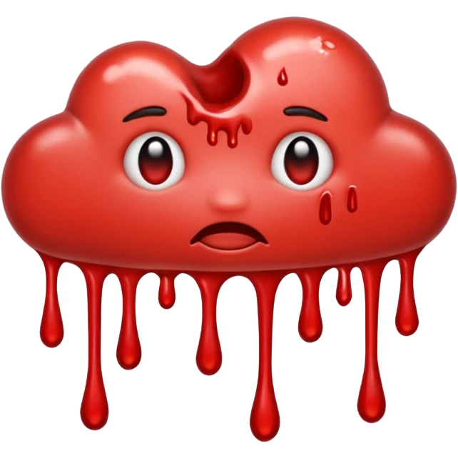 cut emoji bleeding out emoji