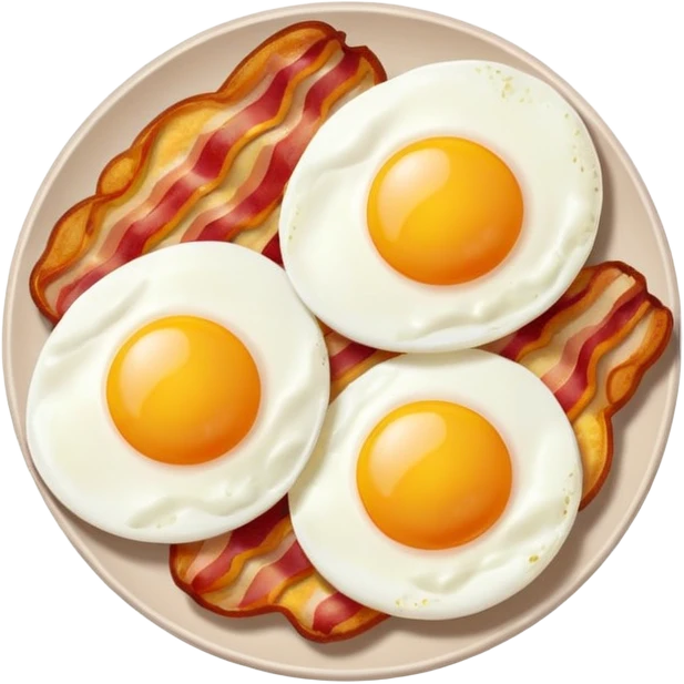 Eggs and bacon emoji