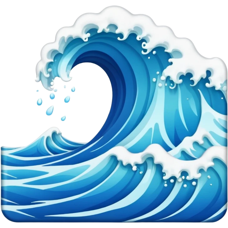 Ocean Waves emoji