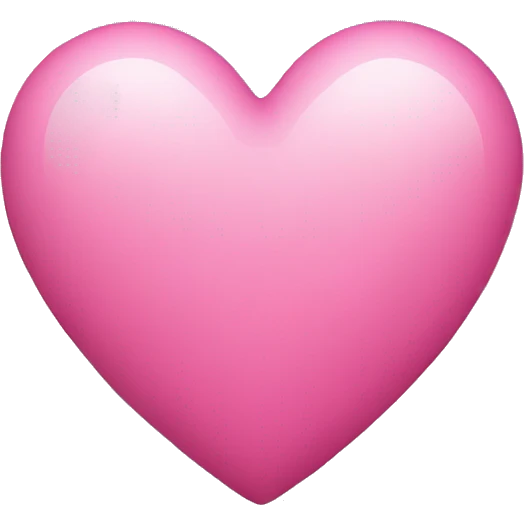 a pink heart with clouds emoji