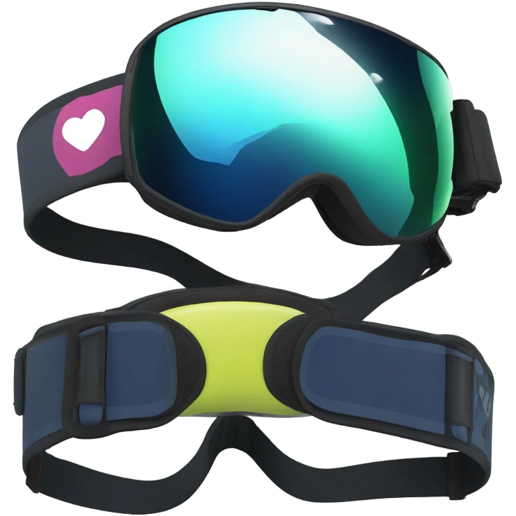 snowboard goggles emoji