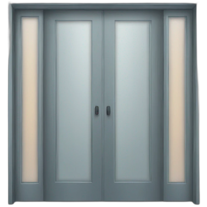 Transparent doors emoji