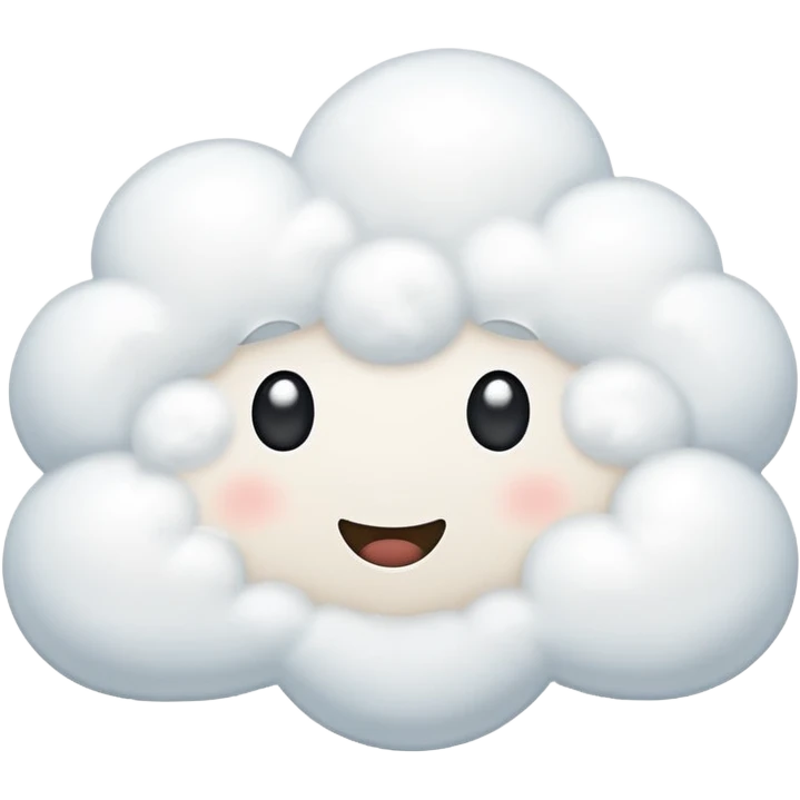 comic think cloud with three dots, no text emoji