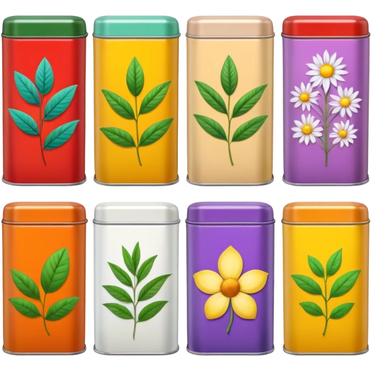 Herbal Tea Tins emoji