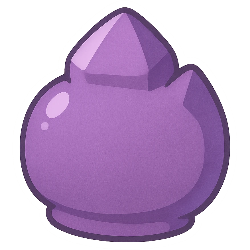Purple object emoji