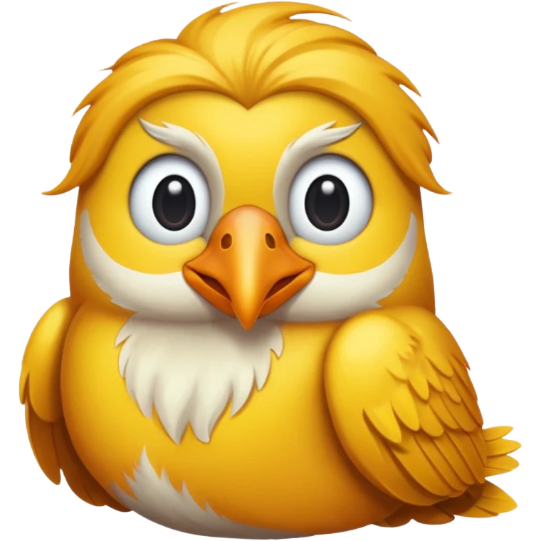  long haired bird emoji