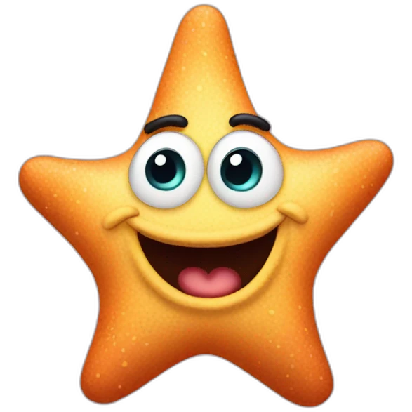 Patrick The star of sea emoji
