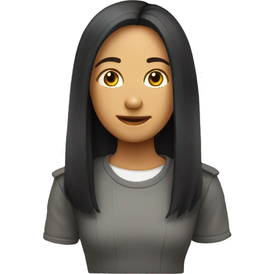 Девочка с кроликом рыжим emoji