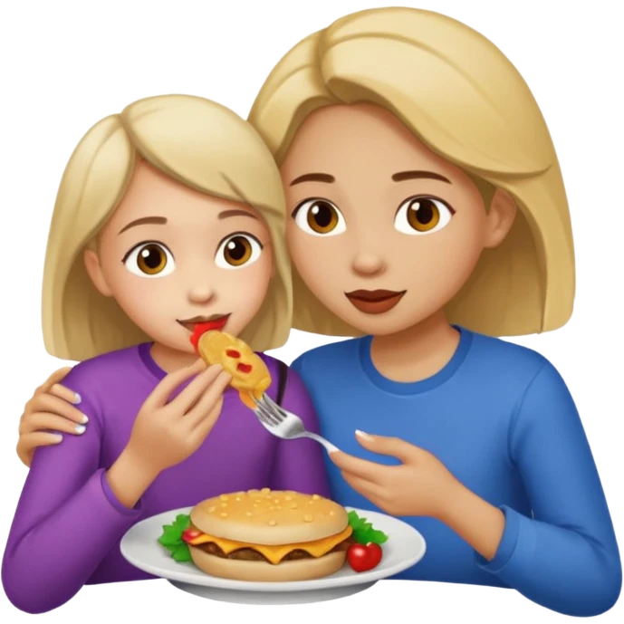 Girl eating out someone’s lap emoji