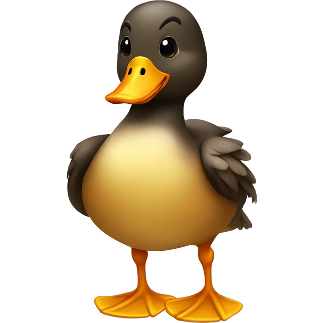 Cute duck  emoji