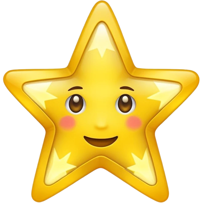 a star without a face emoji