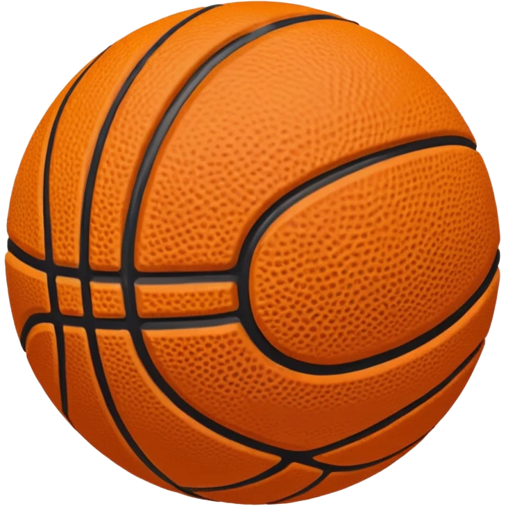 Basketball head emoji