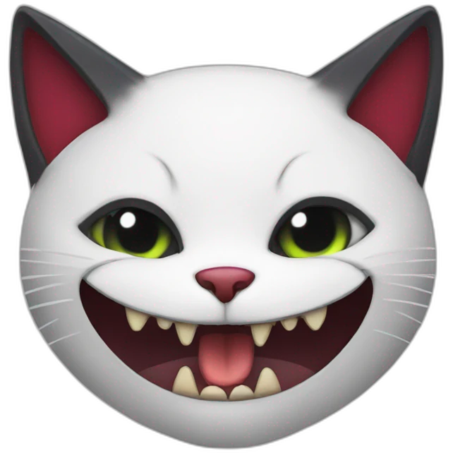 Cat vampire emoji