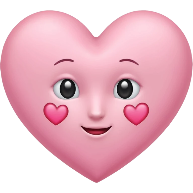 Cœur pastel rose emoji