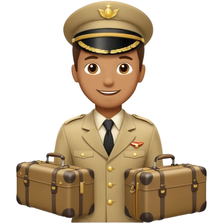 bellboy luggage car emoji