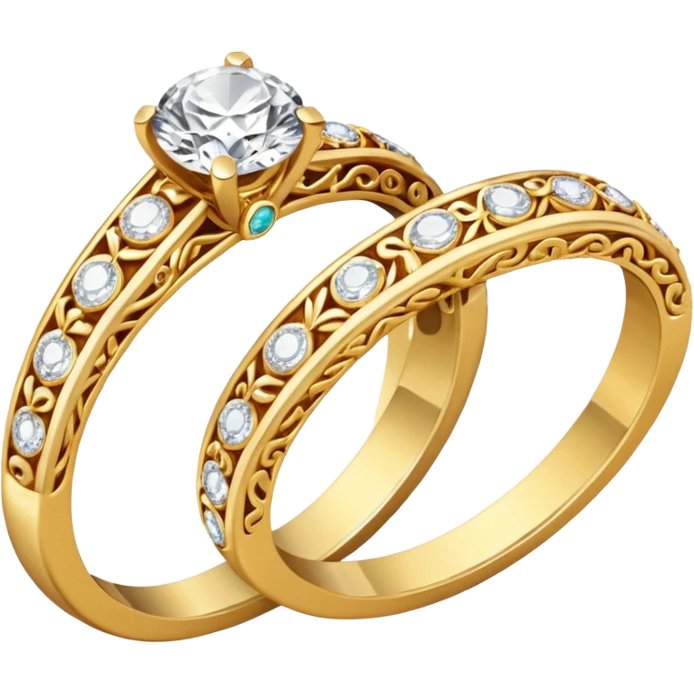 indian engagement ceremony - only show rings emoji