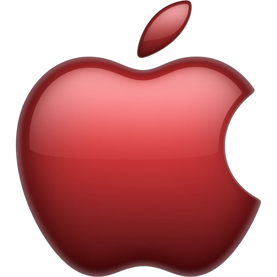 disque dur moderne apple rouge emoji