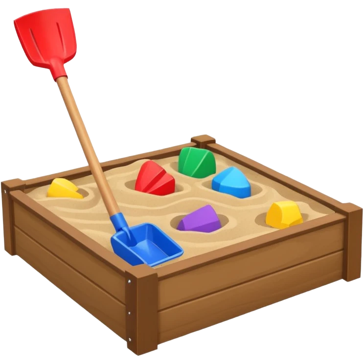 Sand box for children  emoji
