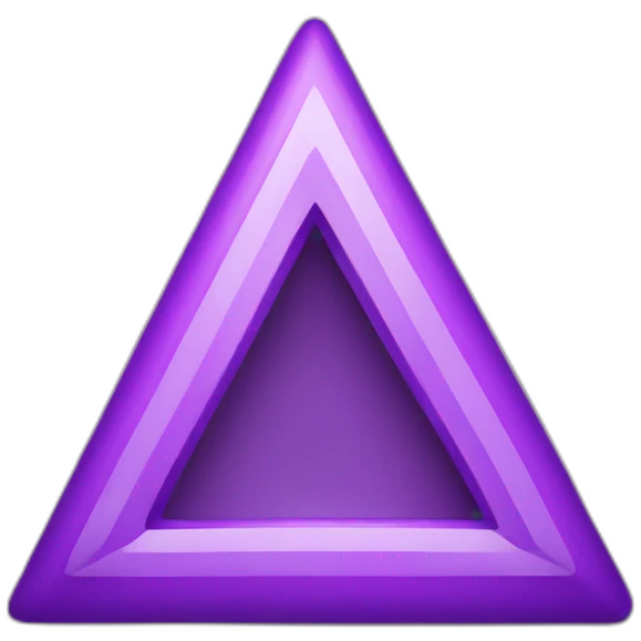 purple triangle emoji
